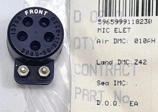 5965-99-911-8230 - Microphone Element - Z42 - 300 Ohms Impedance Rating - Boom Type Racal Acoustics Ltd battlegroup-raydon