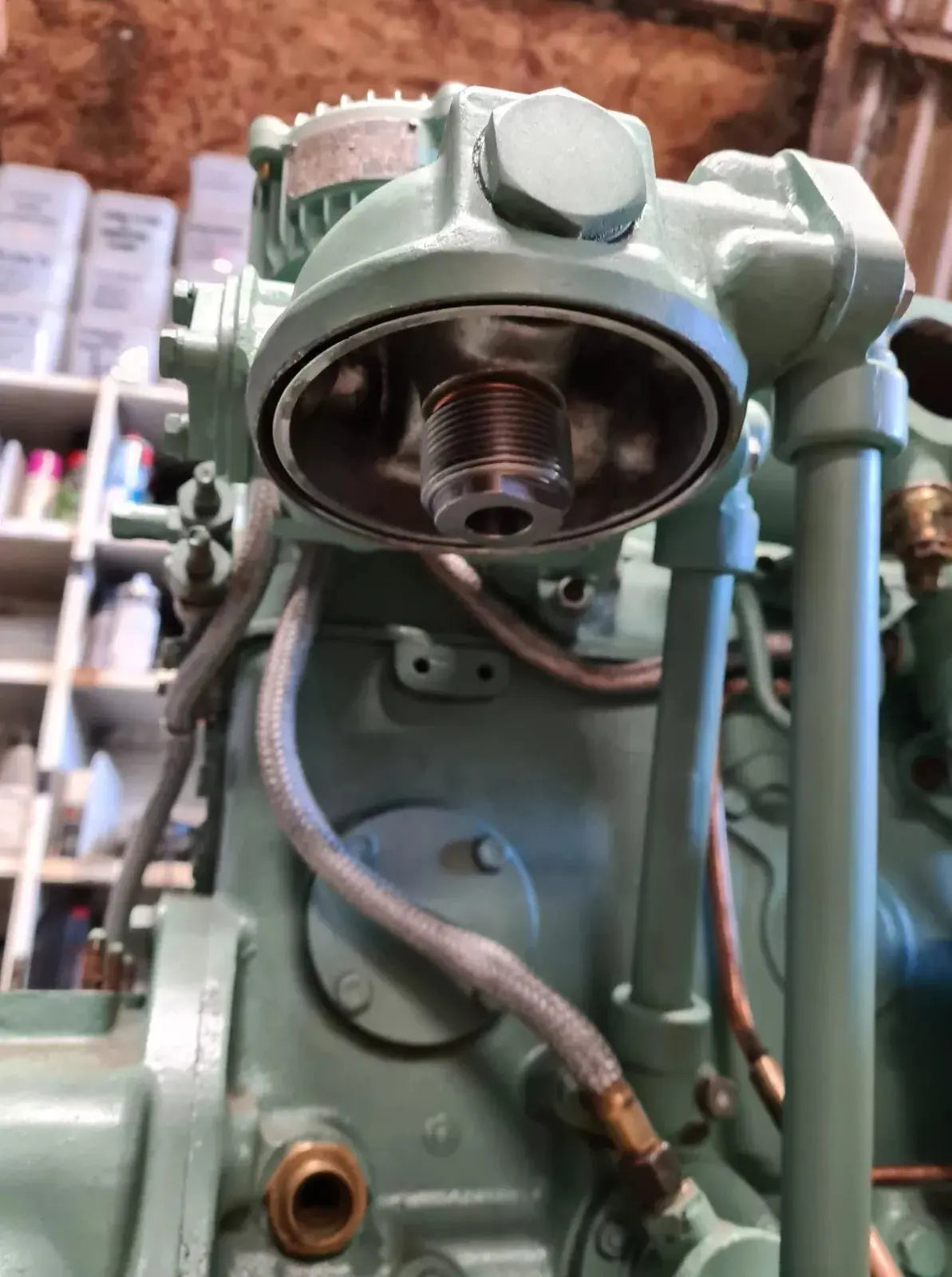 BG002 - Oil Filter Adaptor B40 - B60 - B80 to allow fitment of Spin on Cartridge Maple Leaf battlegroup-raydon