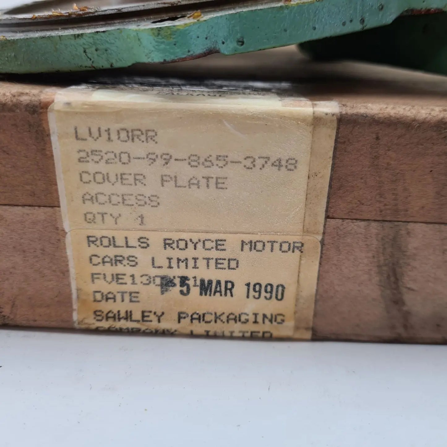 2520-99-865-3748 - Access Cover Plate - Rolls Royce - LV10RR - FV149770 Rolls Royce battlegroup-raydon