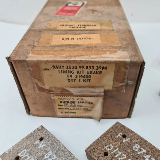 2530-99-833-3994 Dunlop Brake Lining Kit - FV314620 - 9AHY battlegroup-raydon battlegroup-raydon