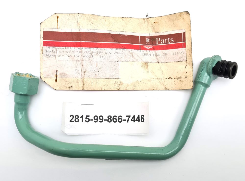 2815-99-866-7446 - Oil Feed Pipe Rolls Royce K60 Engines - FV450612 - LV10	CV162029 - APC 430 Series