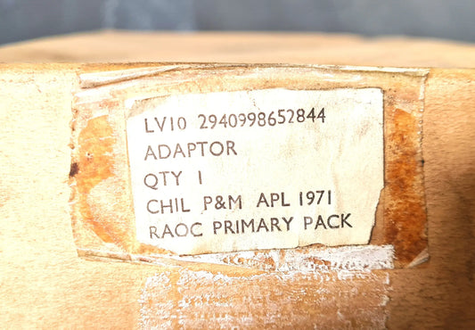 2940-99-865-2844 - Carburettor adaptor - air intake - Rolls Royce  FV143008 LV10 battlegroup-raydon battlegroup-raydon