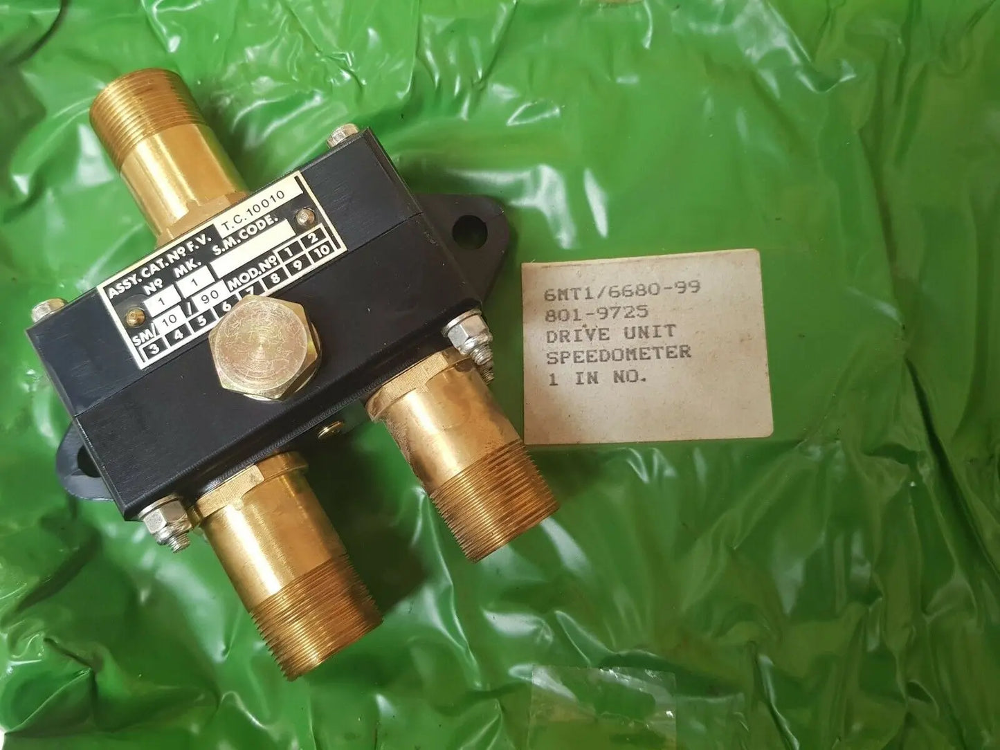 6680-99-801-9725 - Speedometer Flexible Drive Gear Box No1 Mk1 - 46MT1 battlegroup-raydon battlegroup-raydon