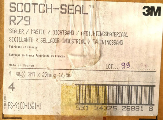 9320-99-538-2111 - 3M R79 Bolt on Panel Mastic Sealer - 3mm x 25mm x 16.5M - 46MT1 battlegroup-raydon battlegroup-raydon