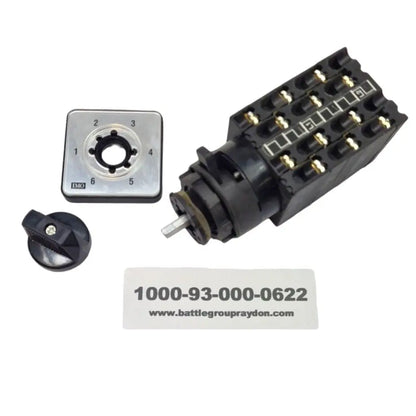 1000-93-000-0622 - 6 Position Switch - 2 Pole - CS20A-F-ST62 battlegroupraydon battlegroup-raydon