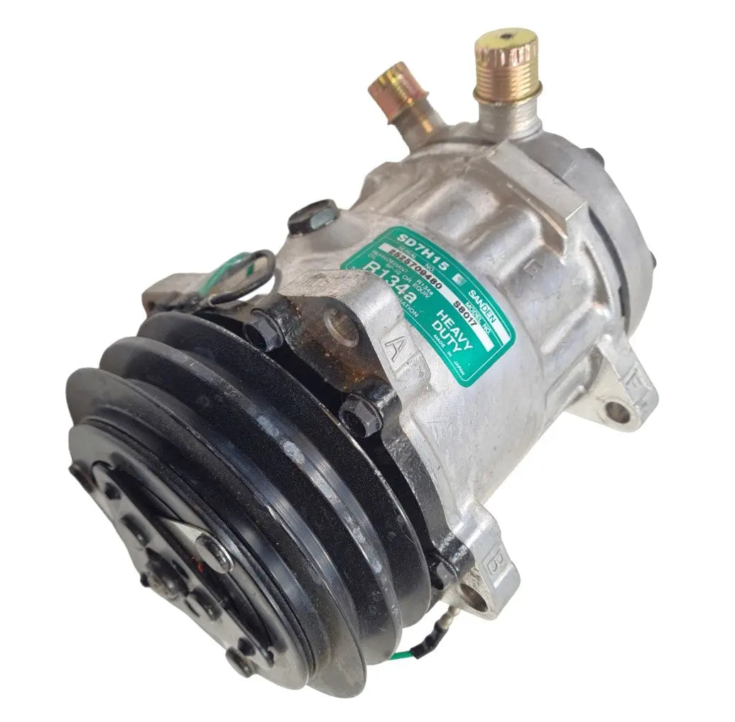 252709480 Sanden Air Compressor S8017 24V Twin Groove 132mm Pulley SD7H15 battlegroup-raydon battlegroup-raydon