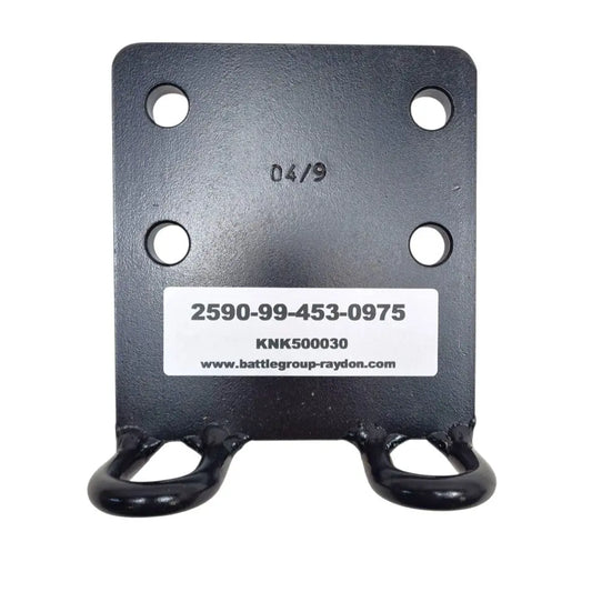 2590-99-453-0975 - Towing Bracket - KNK500030 - NATO tow hitch backing plate - 7RU - Defender - Land Rover Land Rover battlegroup-raydon