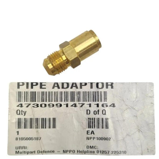 4730-99-147-1164 - Straight Pipe Adaptor To Tube - Braking - 6MT1 - 7FW - 0.375 inch Both Ends - DAF - Foden DAF battlegroup-raydon