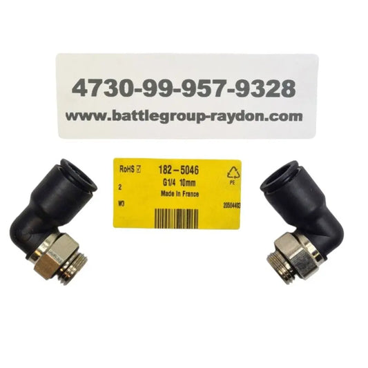 4730-99-957-9328 - Elbow Threaded Adaptor Push in 10mm - 7MV - 182-5046 - Legris Legris battlegroup-raydon