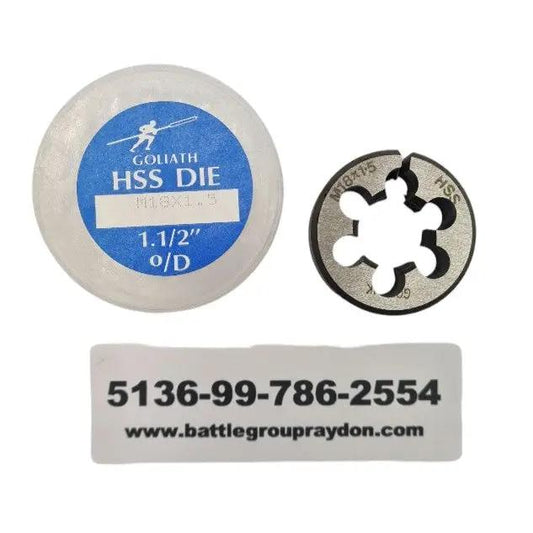 5136-99-786-2554 - Die Nut M18 x 1.5mm - HSS Fine - Track Threads - FV932670 - 9CET - Combat Engineer Tractor Goliath battlegroup-raydon