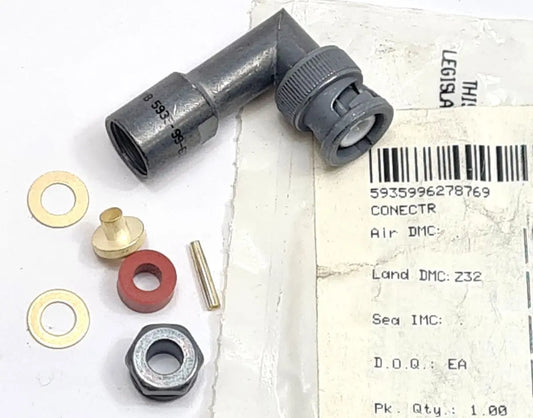 5935-99-627-8769 - 90 Degree Connector Plug - Z32 Clansman Radio Amphenol Ltd battlegroup-raydon