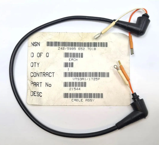 5995-99-652-7018 - Cord Assy - 2 Conductors PVC Quick Disconnect Termination - Z42 - Racal B21544 Racal Acoustics Ltd battlegroup-raydon