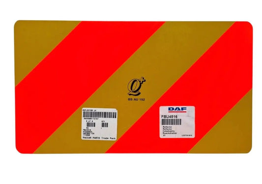 9905-99-617-3167 - Hazard Warning Plate - HGV - FBU4516 - DAF - Left Hand DAF battlegroup-raydon