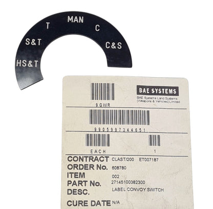 9905-99-734-4651 - Convoy Switch Label - 9GWR	27145100382300