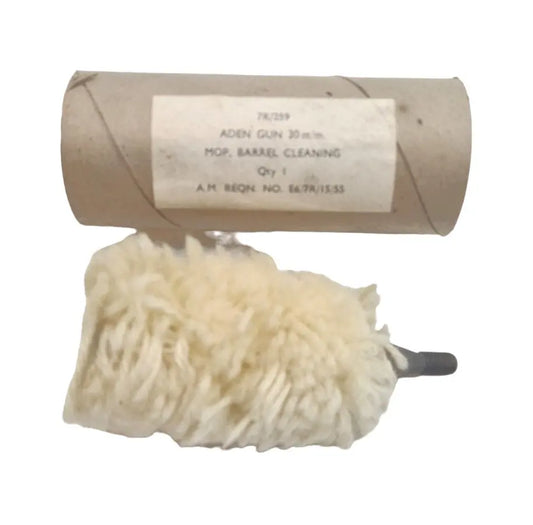 6/STORES/42946/C.B 42 - Hawker Hunter Aden Gun 30mm Barrel Cleaning Mop - 7R-259 F.C & S battlegroup-raydon