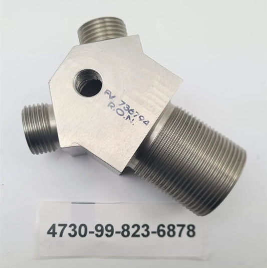 4730-99-823-6878 - Adaptor - Wye Pipe  Cadmium Plated + Chromated - FV736794 - 9CET - Combat Engineer Tractor battlegroup-raydon battlegroup-raydon