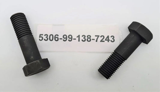 5306-99-138-7243 - Bolt S; 16.00 x 2.00 ISO M; Class 6G - Right Hand 26mm Thread - 55mm Long Hex Head - 9CET - FV872148 - Combat Engineer Tractor battlegroup-raydon battlegroup-raydon